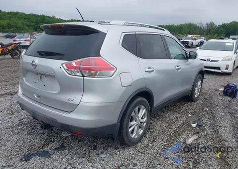 2015 Nissan Rogue Sv z USA, uszkodzony, nr VIN KNMAT2MT5FP517693